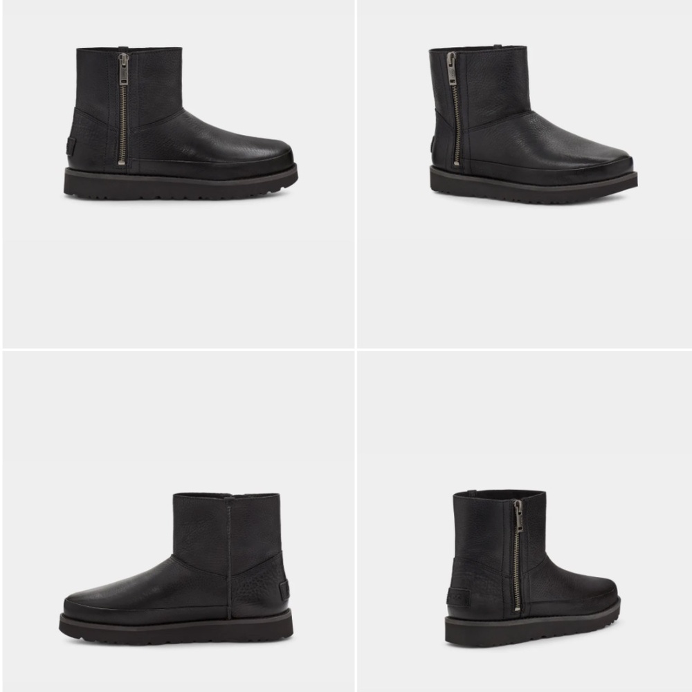 Women's Deconstructed Mini Zip Ugg Boot size 8